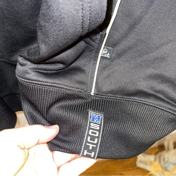 NFL New Orleans Saints Black & Gold Track Jacket Mens Size 2XL - Picture 3 of 7